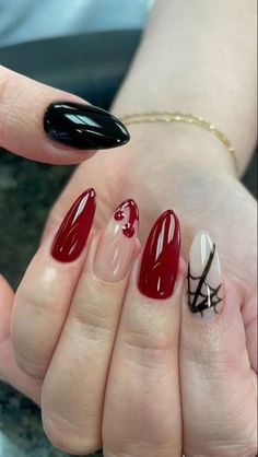 Hello Nails, October Nails, Halloween Nail Designs, Pretty Acrylic Nails, Short Acrylic Nails, Cute Acrylic Nails