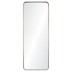 a rectangular mirror on a white background