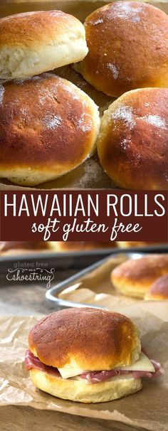 hawaiian rolls soft gluten free are ready to be baked in the oven and eaten