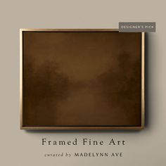 framed fine art is displayed on the wall in front of a gray background with text that reads,'framed fine art created by madelyn avenue '