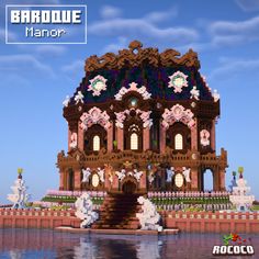 A Baroque Manor in Minecraft!