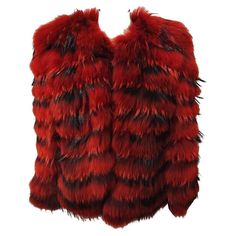 Amazing and ultra rare fur coat by Dolce & Gabbana Murmansky fur Amazing red shaded with black inserts 100% Internal silk lining Long sleeve Total lenght cm 50 (19,6 inches) Winter Fur Coats, Designer Coats, Fur Coats, Coat Design, Dolce & Gabbana, Puffer Coat, Fashion Boutique, Vintage Shops, Fur Coat