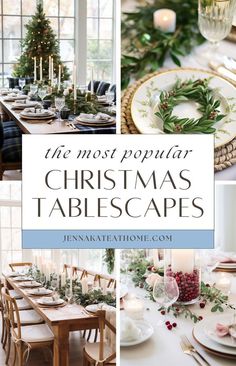 Fancy Table Settings Decor, Ladies Christmas Dinner Table Ideas, Christmas Table Decor Farmhouse, Nikko Happy Holidays Table Settings, Christmas Tablescapes With Trees, Decorating Ideas For Christmas Table, Christmas Table Decor For Large Groups, Christmas Table Decorations For Party, Christmas Table Cloths Ideas