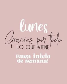 the words are written in spanish and english on a pink background with white writing that reads,