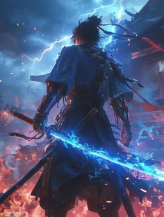 Samurai Artwork, Dark Artwork, Samurai Art, Character Wallpaper, Character Design Male, Japan Art