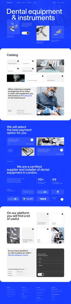 #webdesign #web #dentistry #стоматология #дизайнсайтов  #вебдизайн #веб #tilda #dribble Medical Website Design, Unique Web Design, Dribbble Design, Dental Equipment, Stadium Design, Modern Website Design, Graph Design, Ecommerce Design, Webpage Design