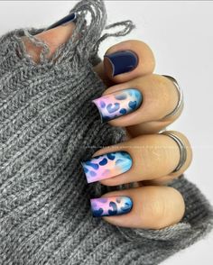 Multicolored Nails, Best Nail Art Designs, Autumn Nails, Cool Nail Art, Black And Grey Tattoos, Nail Manicure, Makeup Nails, Fun Nails, Nail Art Designs