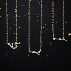 Within the shimmering embrace of our Constellation Silver Necklace - Aries, discover a captivating piece that mirrors the dynamic and adventurous spirit of the ram. The zodiac constellation is intricately detailed in silver, a reflection of Aries' bold and energetic nature. This necklace serves as a cosmic connection, allowing you to express your individuality with flair. Let the stars illuminate your journey and celebrate your vitality Aries energy. DETAILS Plating: 18K Gold Materials:   18K Aquarius Design, Aries Energy, Cosmic Connection, Aries Constellation, Emotional Depth, The Aquarius, Astrology Jewelry, Pearl Gifts, The Ram