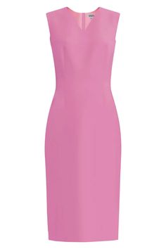 Kateri High Quality V-Neck Sheath Dress - Many Colors – Caeli Couture V Neck Sheath Dress, Light Coral Dress, Cocomelon Toys, Lilac Dresses, Stylish Workwear, Dresses Lilac, High Neck Long Dress, Looks Kate Middleton, Courthouse Wedding Dress