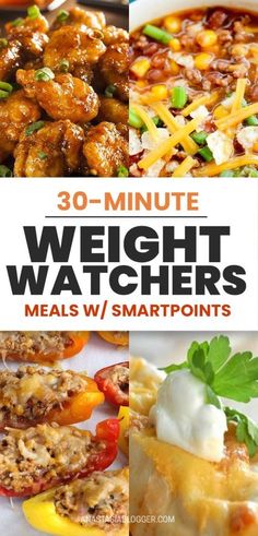 30 - minute weight watchers meals / smart points to start the day off right