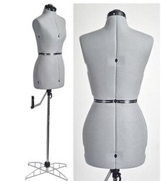 a mannequin is shown with an ironing board attached to the back and sides