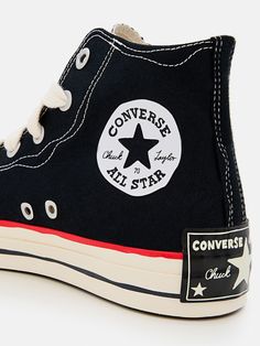 Sneakers CONVERSE Men color Black Converse Winter, Converse Collection, Baskets Converse, Basket Noir, Sneakers Converse, Chloe Purses, Limited Edition Sneakers, Black Converse, Converse Chuck 70