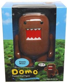 a box with an image of a brown monster in it's mouth and teeth