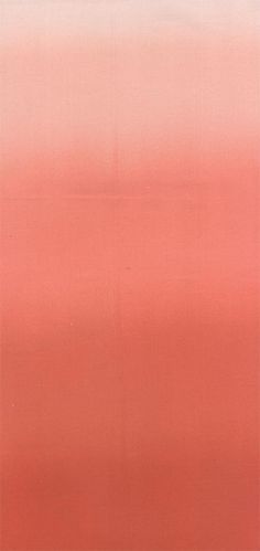 an orange and pink painting with white lines