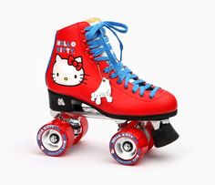 Hello Kitty x Moxi Roller Skates: Red Moxi Roller Skates, Sanrio Shoes, Roller Skate Shoes, Charmmy Kitty, Derby Girl, Skater Girl Outfits, Roller Girl, Skate Shop