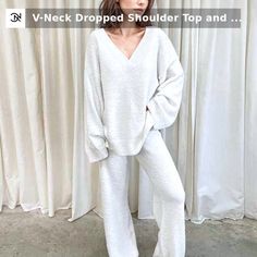 👜✨ Don't Miss Out! 🎉👜 🔥 V-Neck Dropped Shoulder Top and Pants Set 🔥⎆ https://nicholecollection.com/products/v-neck-dropped-shoulder-top-and-pants-set ⎆ Only $45.99 right now ⎆ ►  Free shipping and an Extra 10% off on all orders $59.99 or more. While supplies last! Shop Here ➣ https://nicholecollection.com/products/v-neck-dropped-shoulder-top-and-pants-set 
#foryoupage #shopping #nicholecollection #discountcode #FYP
#Fashion #OOTD (Outfit of the Day) #Style #Clothing #Trendy #Fashionista #StreetStyle #OutfitInspiration
#WardrobeEssentials #FashionTrends #DressToImpress Batwing Sleeve Top, Two Piece Pants Set, Top And Pants Set, Long Sleeve Tops Casual, Loungewear Set, Bell Bottom, Mongolia, Sierra Leone, Seychelles