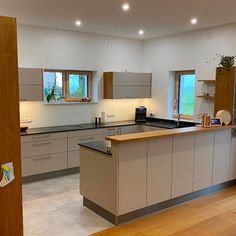 the kitchen is clean and ready for us to use in its new owner's home