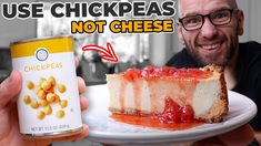 One can of Chickpeas WILL Change how you Think about Cheesecake - Saucestache