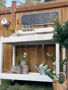 potting shed where good things grow