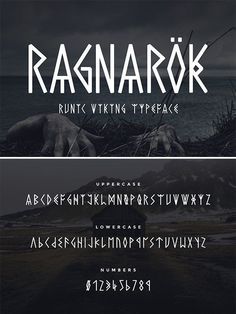 some type of font that looks like it is in the dark