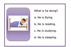 an image of a man sleeping in bed with the words what is he doing?