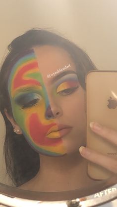 Thermal Makeup, Cake Face, Makeup Eye Looks, Drawing Stuff, Editorial Makeup, Creative Makeup