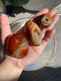 Large Sardonyx palmstones Sardonyx Stone Meaning, Sephora Box, Phenakite Crystal, Capricorn Crystals Stones, Sardonyx Crystal, Rodochrozit Crystal, Natural Sunlight, Crystal Shop, Large Crystals