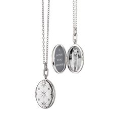 What's your story? Give your story style with our Oval Mosaic Locket with white sapphire accents. Perfect on its own or layered with your other favorite pieces. Locket holds two images.
Your stories are important, let our mosaic locket help you tell them. Monica Rich Kosann Jewelry, Monica Rich Kosann, Oval Locket, Photo Locket Necklace, Healing Crystal Jewelry, Precious Memories, Mom Necklace, Amethyst Necklace, Gold Tone Necklace