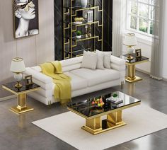 #homedecor, #interiordesign, #homedesign, #decor inspiration Cream And Gold Living Room, Marble Living Room Table, Closet Offices, Marble Coffee Table Set, Living Room Table Set, Drawing Room Furniture, Faux Marble Coffee Table, Rectangular Living Rooms