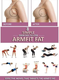 Back Fat Workout, Armpit Fat, Breast Workout, Effective Exercises