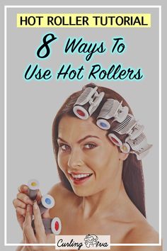 How To Use Hot Curlers On Long Hair, Different Ways To Use Hot Rollers, How To Style Hair With Hot Rollers, How To Put In Hot Rollers, How To Use Hot Rollers For Medium Hair, Curling Hair With Hot Rollers, Hair Rollers Placement, Curl Hair With Hot Rollers