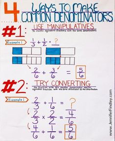 the instructions for how to make cotton denomints with numbers and symbols on it