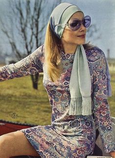 1969 Outfits, Groovy Sunglasses, 1969 Fashion, 70’s Outfit, 60s Girl, Patti Hansen, 1970's Fashion