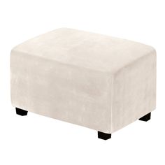 PRICES MAY VARY. GREAT FIT: This innovated 1 piece ottoman cover is crafted from luxurious high stretch velvet plush fabric. Suitable for most rectangular and 5 sided storage ottomans. Large size fit most ottoman with 29”-37" length, 24”-31" width, 15”-19.5" height. Feature one-size-fits-most, kindly measure before ordering FULL PROTECT: Products passed GLOBAL RECYCLED STANDARD certificate.These ottoman covers are super soft and comfortable, natural environmental and ECO friendly. Protect your o Cheap Ottomans, Velvet Footstool, Rectangle Ottoman, Bench Covers, Ottoman Slipcover, Stool Covers, Velvet Ottoman, Storage Stool, Ottoman Cover