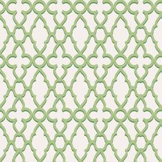 an abstract green and white pattern with wavy lines on the side, as well as small circles