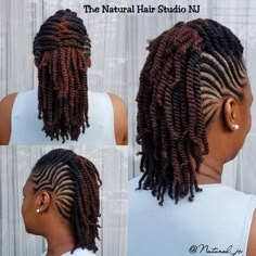 Mohawk Two Strand Twist Natural Hair, Mohawk Braided Hairstyles For Black Women, Mohawk Twist Styles, Natural Hair Mohawk, Hair Clipart