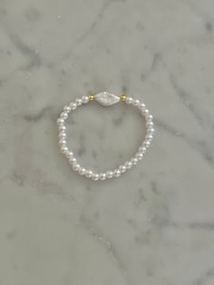 -stretchy bracelet -faux pearls Custom Boxers, Bow Bracelet, Bake Sale, Moon Jewelry, Stretchy Bracelets, Cute Bracelets, Bracelet Stack, Pearl Bracelet, Chains Necklace