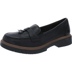 PRICES MAY VARY. Plush underfoot cushioning Utlimate Comfort footbed delivers lasting support Textile lining Flexible, grippy thermoplastic rubber outsole Heel height: 40mm Metal bit embellishment at the vamp Black Loafer Shoes, Clarks Women's, Loafers Shoes, Black Loafers, Clarks Shoes, Kids Jewelry, Slip Ons, Online Accessories, Handbag Accessories