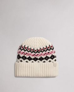 The Leigh Beanie. Knit with wool in a dynamic Fair Isle stitch�ideal for the throes of winter. The perfect combo when paired with its matching scarf or sweater. Ivory 1 Fair Isle Beanie, Going Out Looks, Winter Essentials, Athletic Fits, New Trends, Fair Isle, Rag & Bone, Beanie Hats, Bones