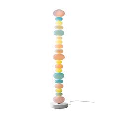 🍭Vibrant Candy Floor Lamp Lake Bungalow, Korean Interior, Korean Interior Design, Sculptural Light, Rock Floor, Rainbow Candy, Color Changing Lights, Line Work, Types Of Buttons