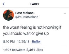 tweet about post malone on twitter