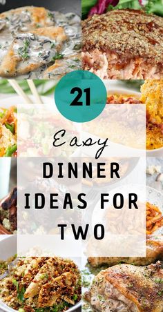 21 Dinner Ideas For Two People Newlywed Meals Easy Dinners, Easy Dinners For Couples, Easy Dinner For Couples, Easy Dinner Recipes For Couples, Easy Meals For Couples, New Wife Recipes, Easy Dinner Recipes For Date Night, Dinners For Couples To Make Together, Roommate Dinner Ideas