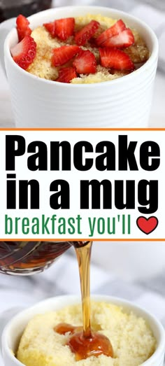 pancakes in a mug breakfast you'll love