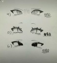 the steps to draw an anime eye step by step for drawing eyes with pencils