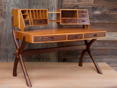 Cherry Desk Cherry Desk, Woodworking Furniture, Desk Design, Furniture Inspiration, Book Shelf, A Wood, Home Office Design, Fine Furniture