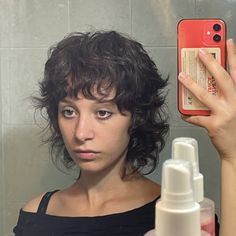 Perm Shag Haircut, Short Curly Hair Mullet Woman, 70s Short Shag, Curly Short Shag Haircut, Short Length Curly Hair, Short Shag Curly Hair, Short Mullet Curly Hair