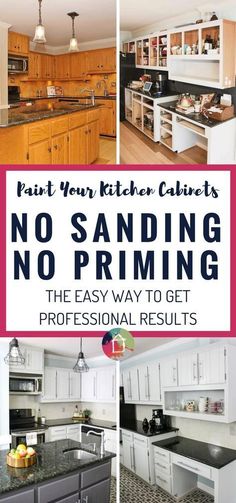 kitchen cabinets with no sanding or priming the easy way to get professional results