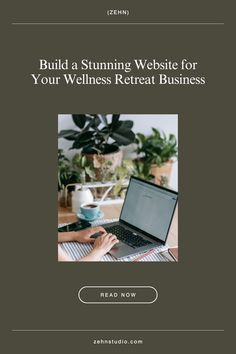 the front cover of a book with a woman working on her laptop and coffee mug