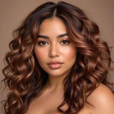 35 Stunning Hair Color For Morena Skin, Tan Skin and Latinas - Hair Everyday Review Auburn Hair Color On Black Women, Fresh Hair Color