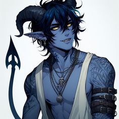 Pointed Ears Reference, Hooved Tiefling, Abberant Mind Sorcerer, Levistus Tiefling, Drider Male Art, Winged Tiefling Male, Tiefling Rogue Male, Githyanki Male, Kitsune Man